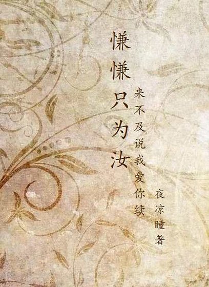 《(来不及说我爱你同人)来不及说我爱你之慊慊只为汝》